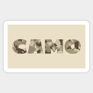 Earthy Camouflage Sticker